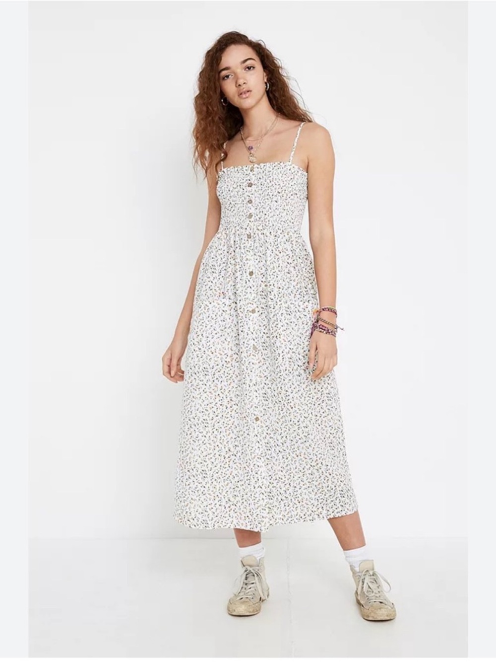 Urban outfitters cotton linen dress